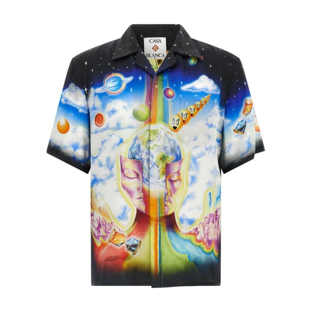 Casablanca Multicolor Silk Men's Blouse